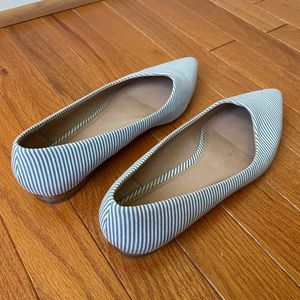 Caslon Pointed Toe Ballet Flats | Size 7.5